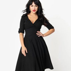 Unique Vintage 1950s Dolores Swing Dress